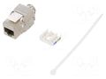 Connector: RJ45; socket; PIN: 8; Cat: 6a; shielded,Keystone; 8p8c LOGILINK LOG-NK4003