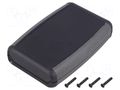 Enclosure: multipurpose; X: 79mm; Y: 117mm; Z: 25mm; 1553; ABS; black HAMMOND HM-1553WBBK