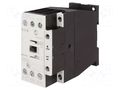Contactor: 3-pole; NO x3; Auxiliary contacts: NC; 24VAC; 25A; 690V EATON ELECTRIC DILM25-01-24VAC