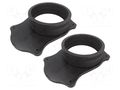 Spacer ring; MDF; 165mm; Ford; impregnated; 2pcs. BASSER D.MDF.FORD05