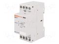 Contactor: 4-pole installation; 25A; 24VAC,24VDC; NO x4; CN25 LOVATO ELECTRIC CN2510024