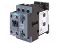 Contactor: 3-pole; NO x3; Auxiliary contacts: NO + NC; 230VAC; 25A SIEMENS 3RT2026-1AP00