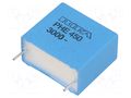 Capacitor: polypropylene; 22nF; 3kVDC; 1kVAC; 26x13.5x23mm; THT KEMET PHE450XD5220J