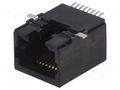 Connector: RJ45; socket; PIN: 8; 8p8c; on PCBs; SMT; horizontal KEYSTONE KEYS944