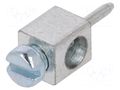 Terminal: screw terminal; THT,screw terminal; silver; straight KEYSTONE KEYS8730