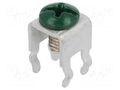 Terminal: screw terminal; THT,screw terminal; green; 7x5mm KEYSTONE KEYS7797-6