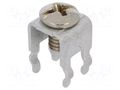 Terminal: screw terminal; THT,screw terminal; silver; 7x5mm KEYSTONE KEYS7797