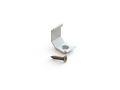 Holder for LED line 10mm corner aluminum profile, white, 10 pcs 479327 5907777479327