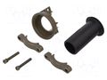 Cable hood and fastener; olive; size 24,size 28; zinc alloy; 97 AMPHENOL 97-3057-1016-1