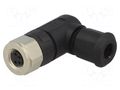 Connector: M8; female; PIN: 4; 4A; 30V; IP67; angled 90°; for cable HARTING 21023594401