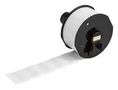 LABEL, 25.4MMX31.75MM, VINYL, CLEAR/WHT A62-15-417