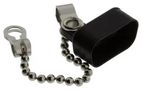 DUST CAP W/CHAIN, PE, 9POS, D SUB CONN 160-000-209R002