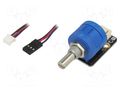 Sensor: rotation; potentiometer; analog; 5VDC; Ch: 1; Gravity DFROBOT DF-DFR0058