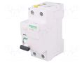RCD breaker; Inom: 40A; Ires: 30mA; Poles: 2; 400VAC; IP20; 1÷25mm2 SCHNEIDER ELECTRIC A9Z11240