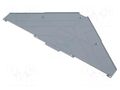 Separating plate; ways: 16; Features: for labelling by user WEIDMÜLLER TWPRV16