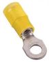 TERMINAL, RING, 1/4IN, CRIMP, YELLOW, 12-10AWG DEL-RC10-14X