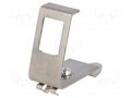 Mounting clamp; Keystone; for DIN rail mounting; Rail: TS35 LOGILINK LOG-MP0051