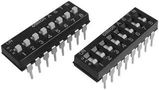 DIP SWITCH, 4, SPST, RAISED SLIDE A6TN-4104
