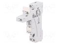 Socket; PIN: 5; 12A; 300VAC; on panel,for DIN rail mounting; RM87N RELPOL GZM92