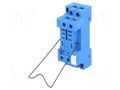 Socket; PIN: 8; for DIN rail mounting; 56.32,99.01 FINDER 96.72