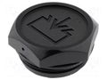 Fill plug; diameter 2 mm side breather hole; Thread: G 1 1/4" ELESA+GANTER TCDF.11/4