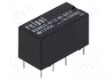 Relay: electromagnetic; DPDT; Ucoil: 12VDC; 2A; 1A/120VAC; 2A/24VDC RELPOL RSM822-P-12