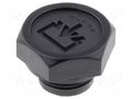 Fill plug; diameter 2 mm side breather hole; Thread: M16; 8÷10Nm ELESA+GANTER TCDF.16X1.5