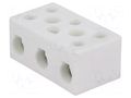 Connector: terminal block; 76A; 450V; hot condition; white matt SIMET SI-CPO-30A-3P