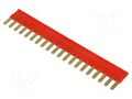 Connection bridge; 36A; Electr.connect: Push-in; OEM: 2608954; red RELPOL ZG20-1