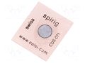 Temperature indicator; 71°C; °C; 14x16mm; Waterproof-CelsiDot SPIRIG CDS-071
