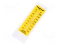 Temperature indicator; °C,°F; Resistance to: mineral oils,water SPIRIG CS-A