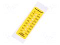 Temperature indicator; °C,°F; Resistance to: mineral oils,water SPIRIG CS-B