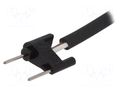 Cable with plug; 230VAC; 24VDC; -20÷55°C; 2m; black GELBAU 3020.1302