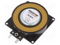 Loudspeaker; 50W; 8Ω; 80x80x19mm VISATON VS-EX80S-8
