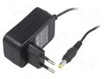 Power supply: switching; mains,plug-in; 12VDC; 2A; 24W; 82.7% LVSUN AC/DC-LV12/2