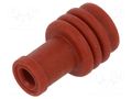 Gasket for wire; brown; Øcable: 2.2÷3mm; Øhole: 3.6mm TE Connectivity 1393457-4