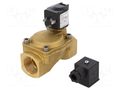 Electromagnetic valve; 0.1÷16bar; brass; NBR caoutchouc; IP65 NORGREN HERION 8240400.02400