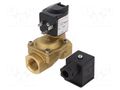 Electromagnetic valve; 0.1÷16bar; brass; NBR caoutchouc; IP65 NORGREN HERION 8240200.02400