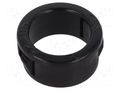Grommet; Ømount.hole: 22.2mm; Øhole: 17.5mm; black KSS WIRING SB-22