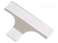 T-connector-base; grey; ABS; UL94HB KSS WIRING RBT-20