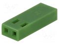 Connector: pin strips; plug; female; PIN: 2; AMPMODU MOD IV; 2.54mm TE Connectivity 925366-2