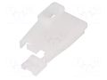 Cable hood and fastener; PIN: 2; 6.35mm; 1x2; Type: without screws TE Connectivity 1-640719-0