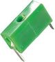 TEST JACK, HORIZONTAL, 5A, GREEN 105-0754-001