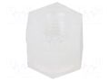 Screwed spacer sleeve; hexagonal; polyamide; M3; 5mm FIX&FASTEN HP-5