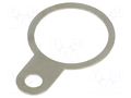 Tip: solder lug ring; 0.3mm; M8; Ø: 8.3mm; soldering; screw; brass FIX&FASTEN GND-5