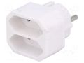 Connector: AC supply; splitter; Type: Euro,child protection LOGILINK LPS218