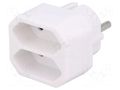 Connector: AC supply; splitter; Type: Euro,child protection LOGILINK LPS218