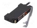 Sensor: optical fiber amplifier; PNP; IP50; Connection: lead; 2m OMRON E3X-NA41