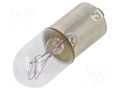 Filament lamp: bayonet; BA9S; 48VDC; 40mA; Bulb: T3 1/4; 2W; L: 30mm BRIGHTMASTER LAMP-3462