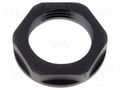 Nut; M20; polyamide; 26mm; black; Thread: metric; Pitch: 1.5 HELUKABEL HELU-98165